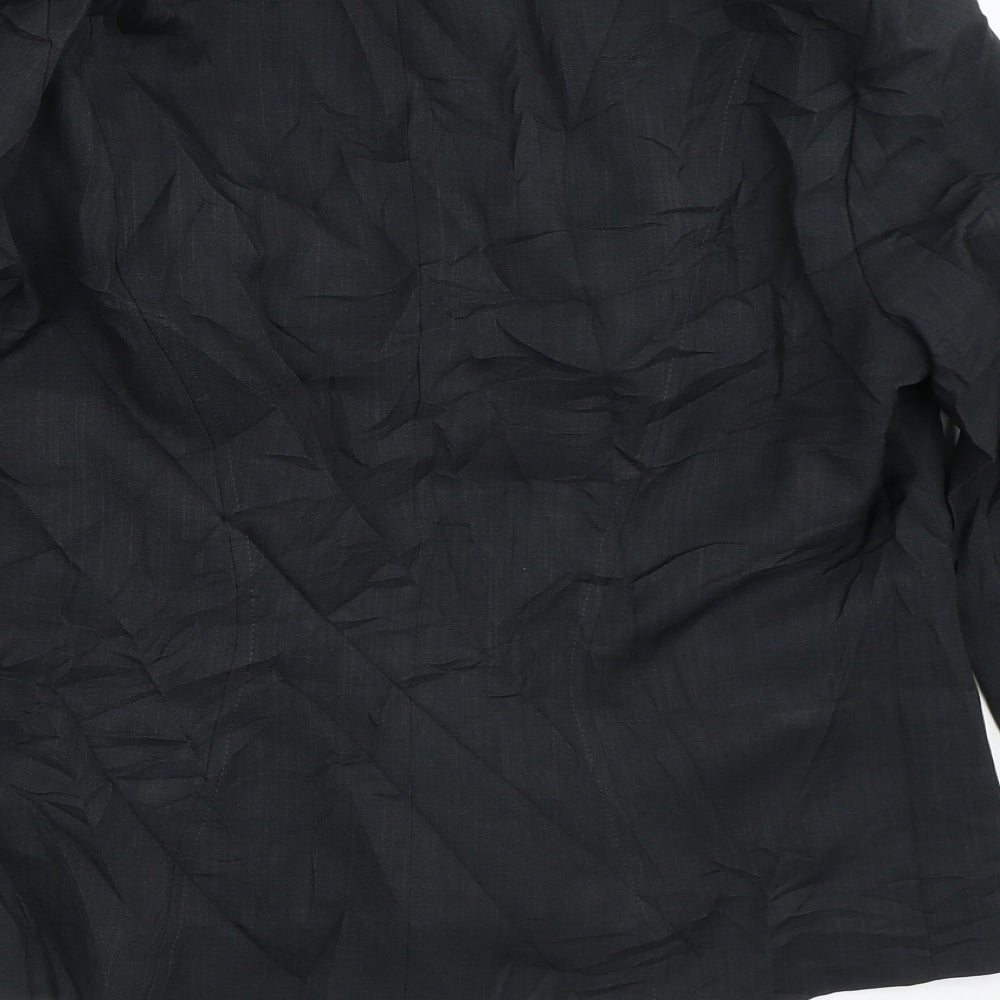Debenhams Womens Black Jacket Blazer Size 18