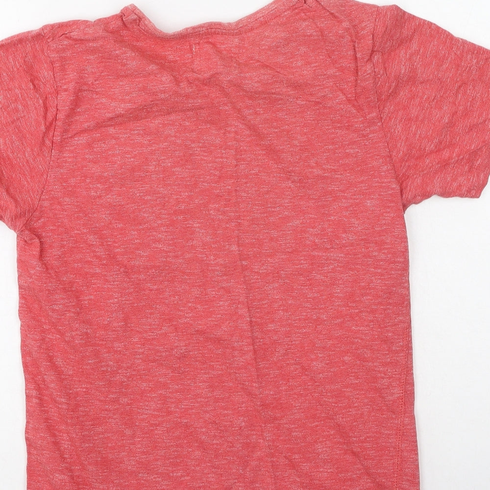 Nanny State Womens Multicoloured Cotton Basic T-Shirt Size XS Round Neck
