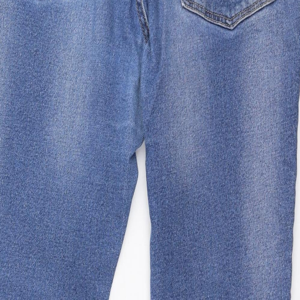 H&M Mens Blue Polyester Skinny Jeans Size 36 in L32 in Slim Zip