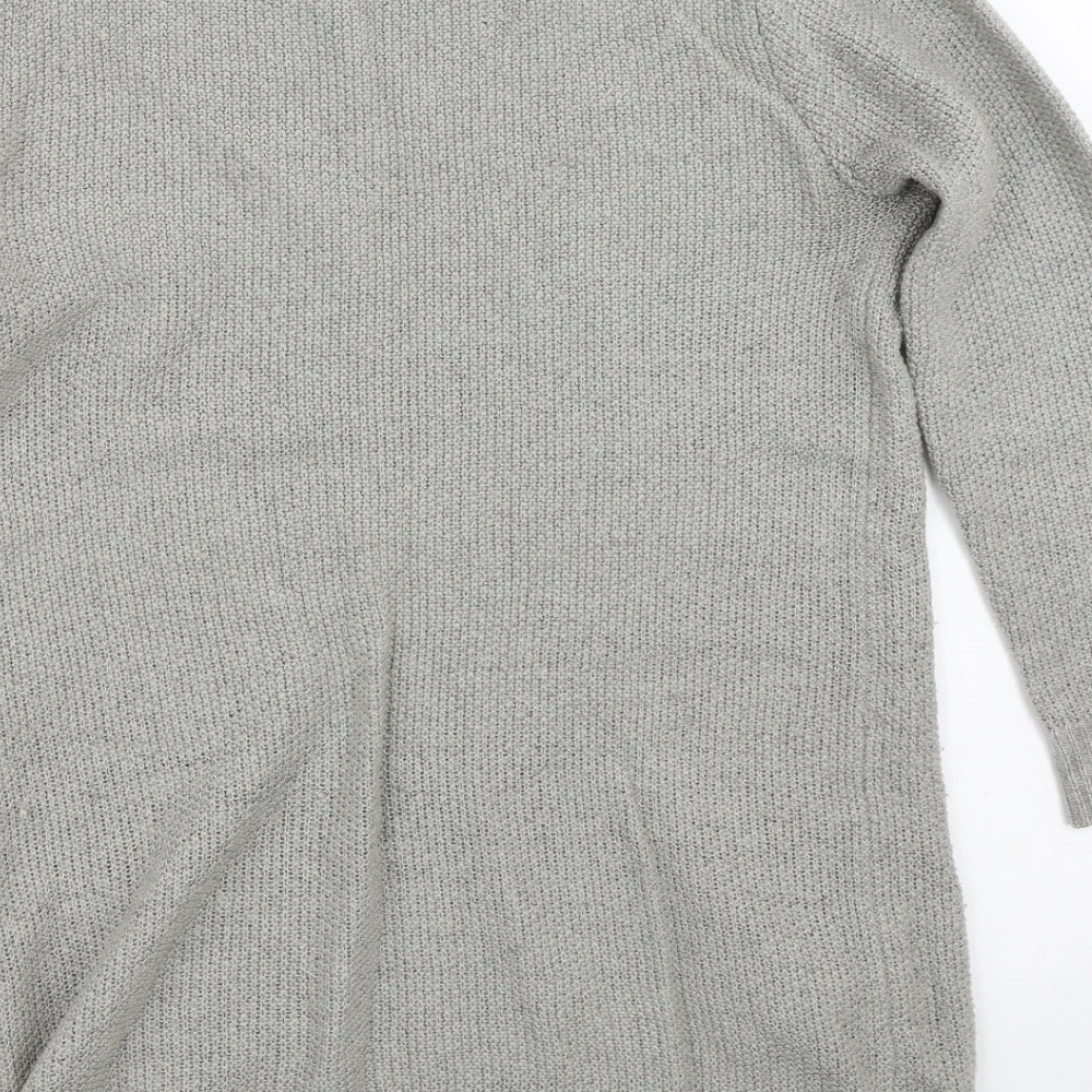 Atmosphere Womens Grey Crew Neck Acrylic Pullover Jumper Size 14