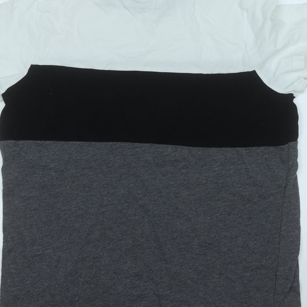 Primark Boys White Cotton Basic T-Shirt Size 13-14 Years Round Neck - Legend