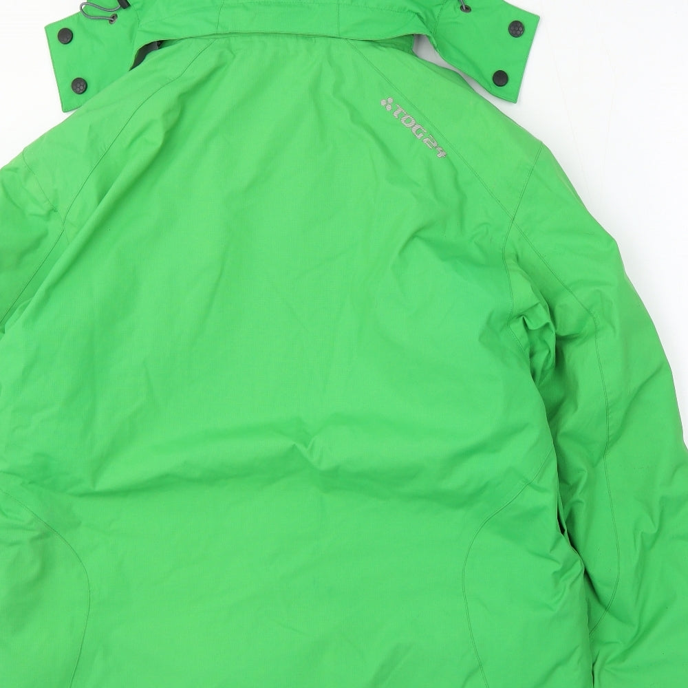 TOG24 Mens Green Puffer Jacket Jacket Size M Zip