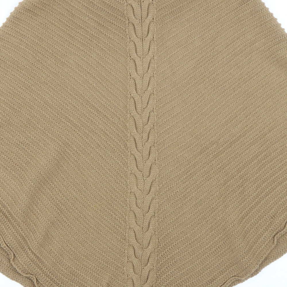 New Look Womens Brown Jacket Poncho One Size