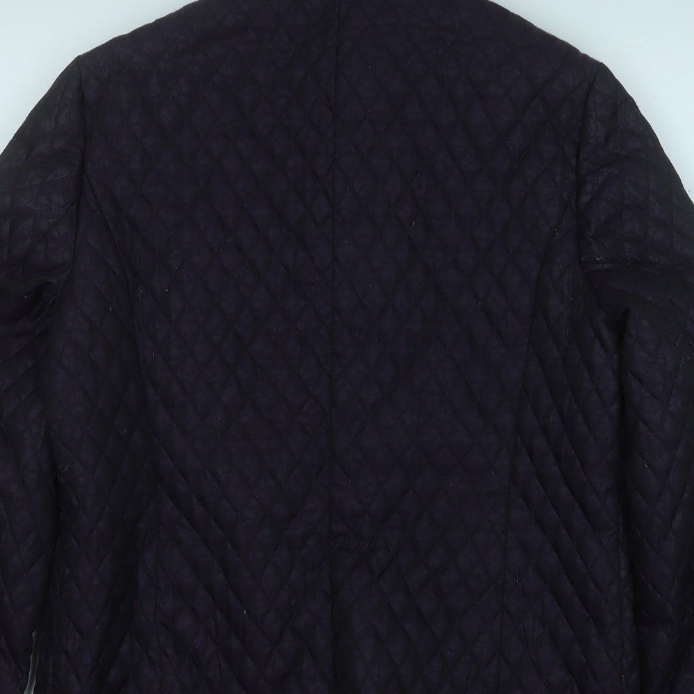 CC Womens Purple Jacket Coat Size 12