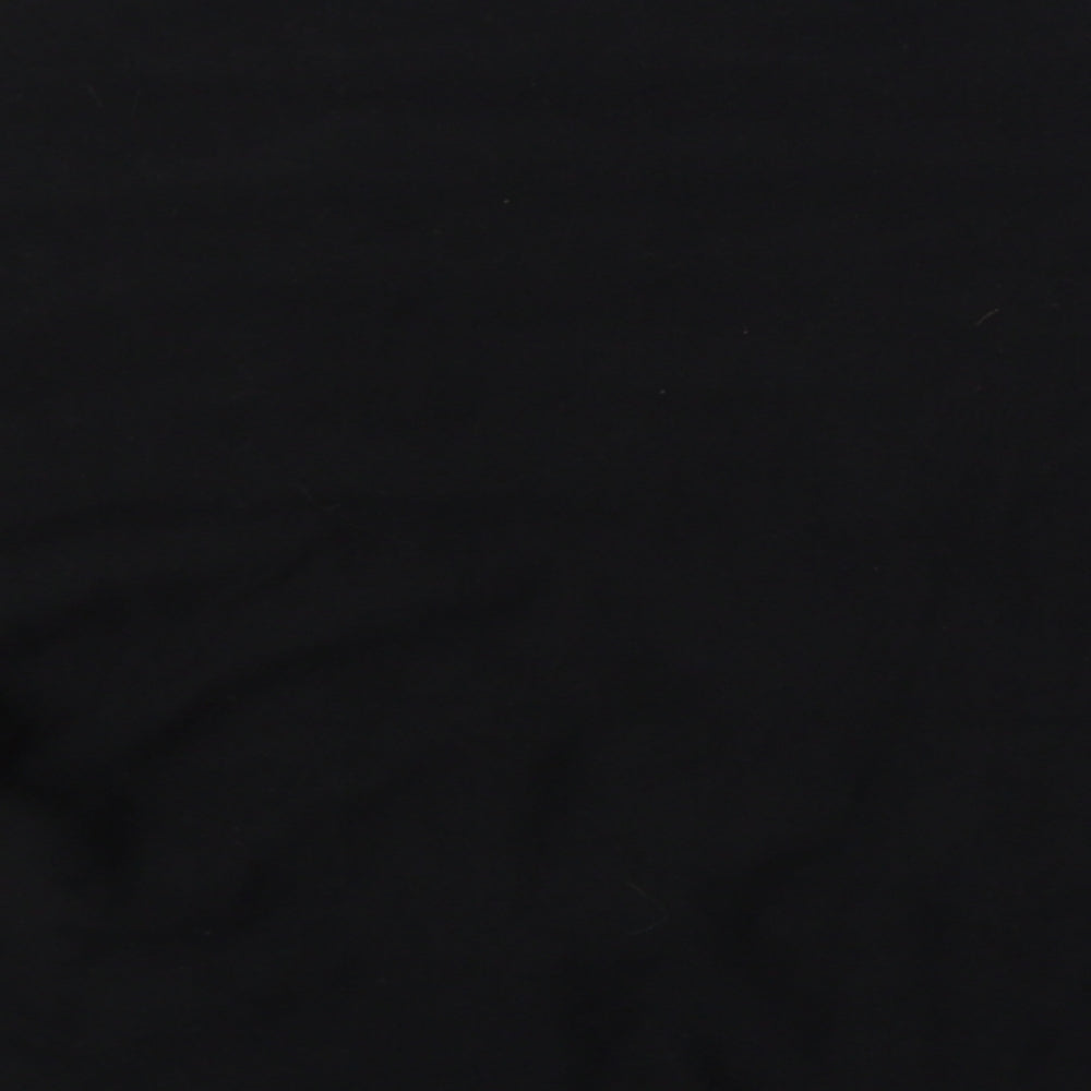 Dorothy Perkins Womens Black V-Neck Viscose Pullover Jumper Size 8