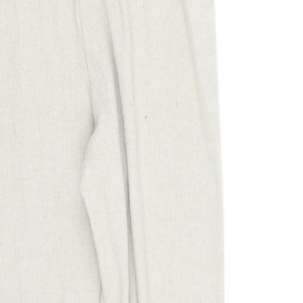 Matalan Girls Beige Polyester Jegging Trousers Size 10 Years Regular