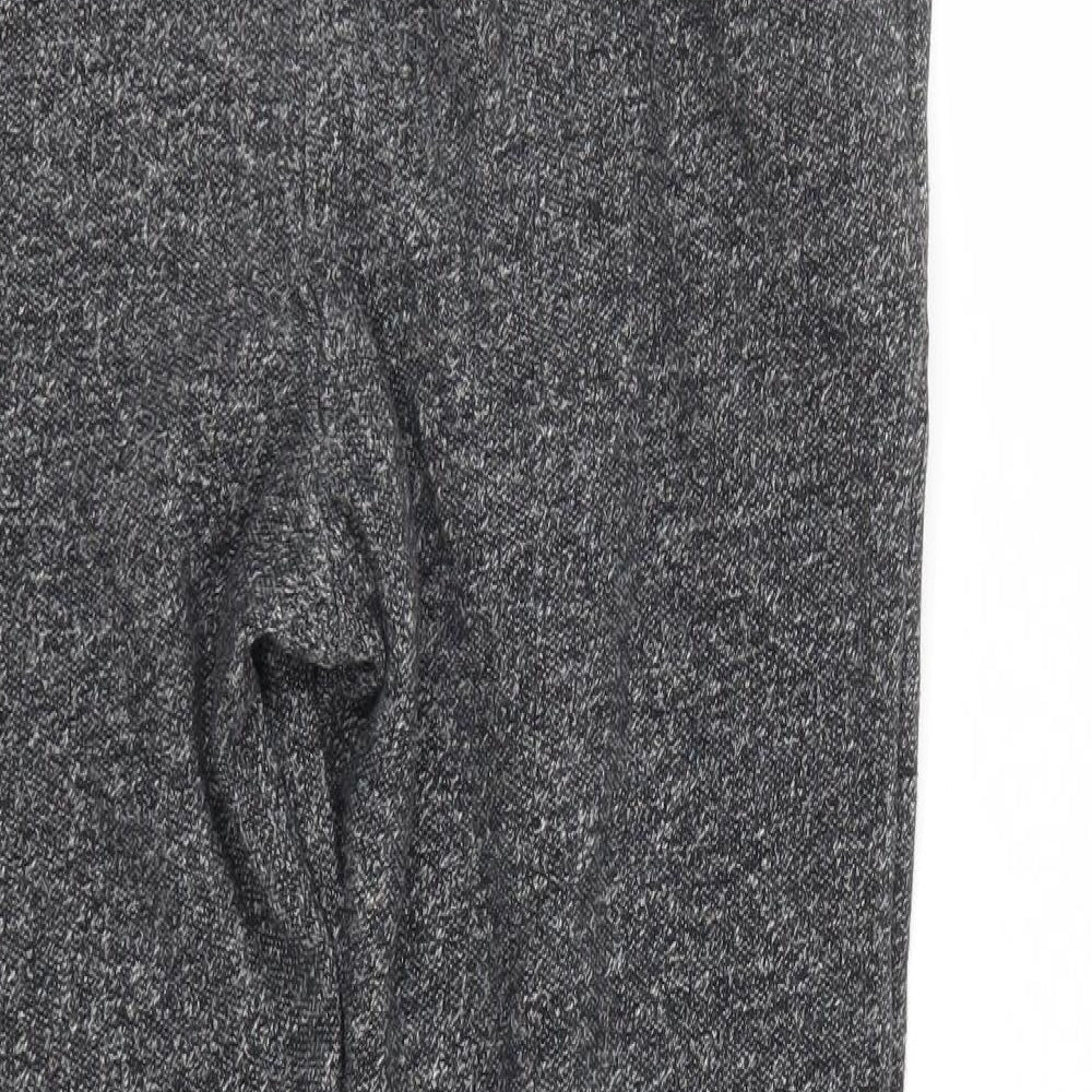 F&F Boys Black Cotton Jogger Trousers Size 13-14 Years Regular