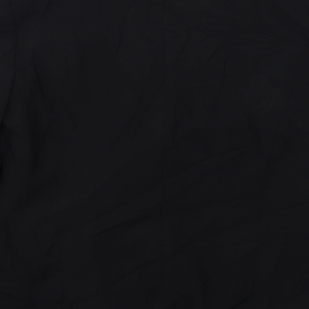 YFN Collection Womens Black Polyester Jacket Suit Jacket Size 12