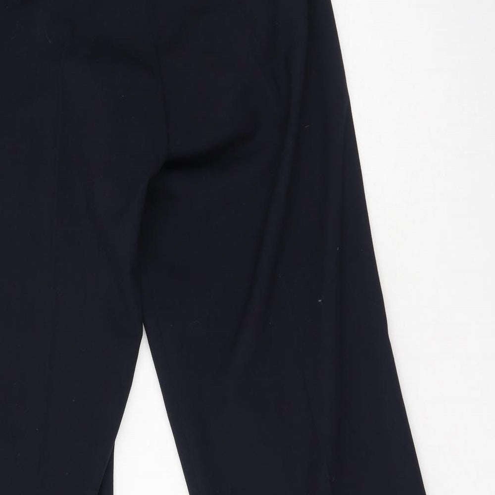 REMUS Mens Blue Viscose Trousers Size 30 in L27 in Regular