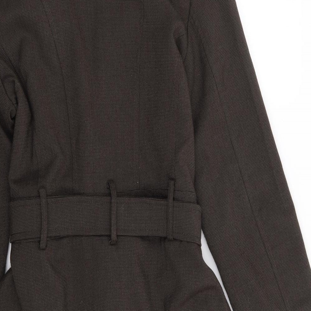 VOV Womens Brown Jacket Coat Size M Button
