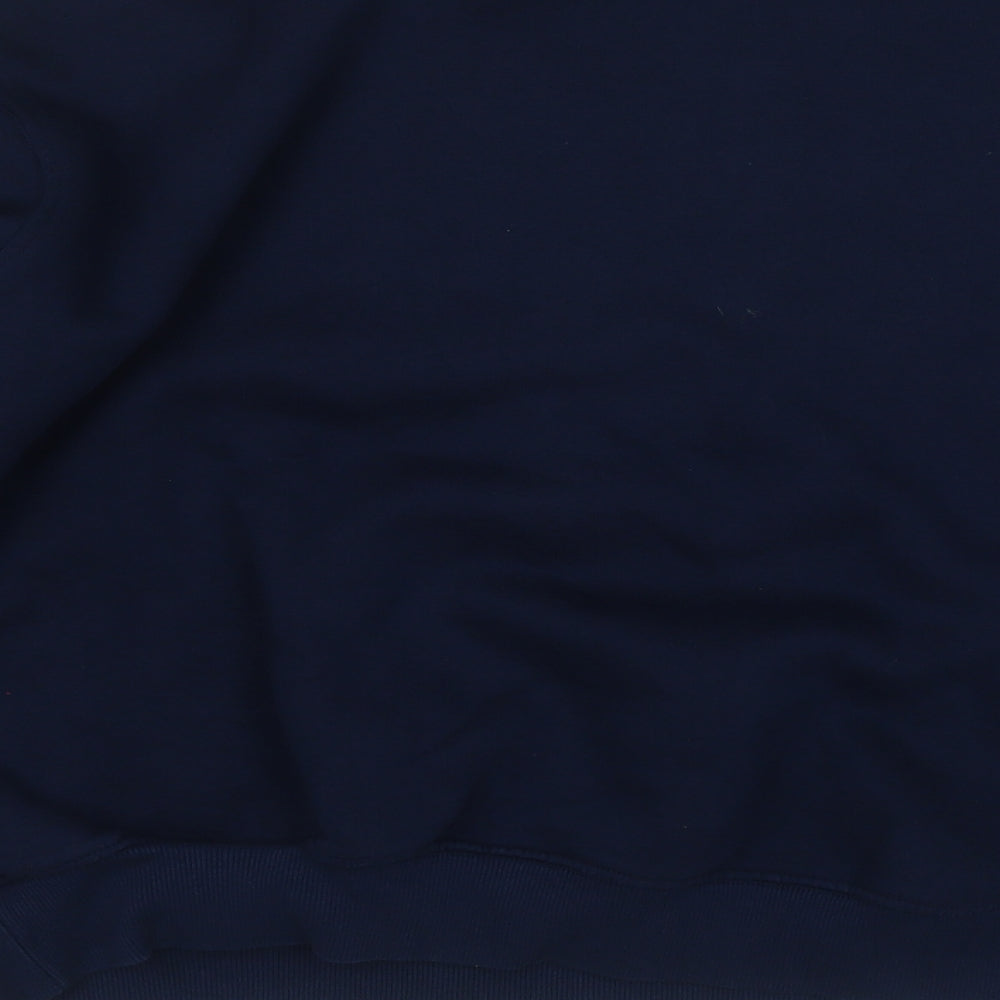 Stradivarius Womens Blue Polyester Pullover Sweatshirt Size S - Paris