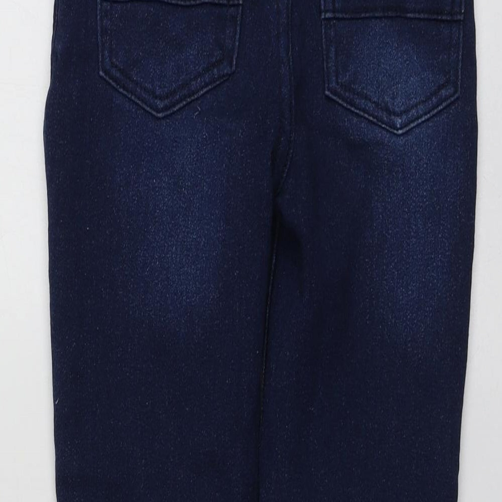 Pepco Girls Blue Cotton Skinny Jeans Size 7-8 Years Regular