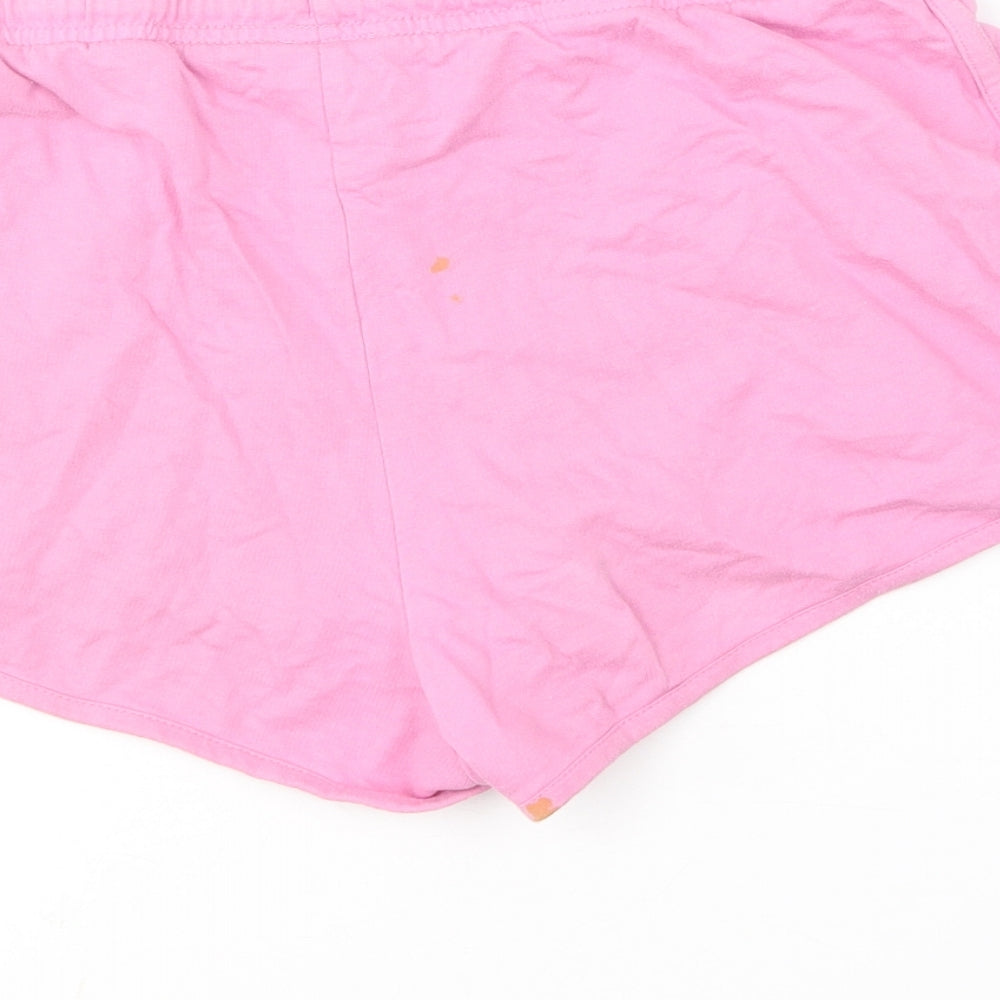 The Simpsons Womens Pink Cotton Sweat Shorts Size 10 L6 in Regular - Lisa Simpson
