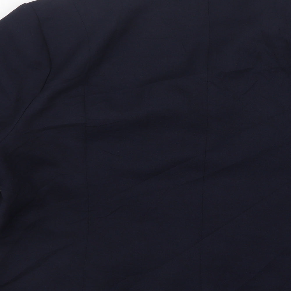 For Women Womens Blue Polyester Jacket Blazer Size 20