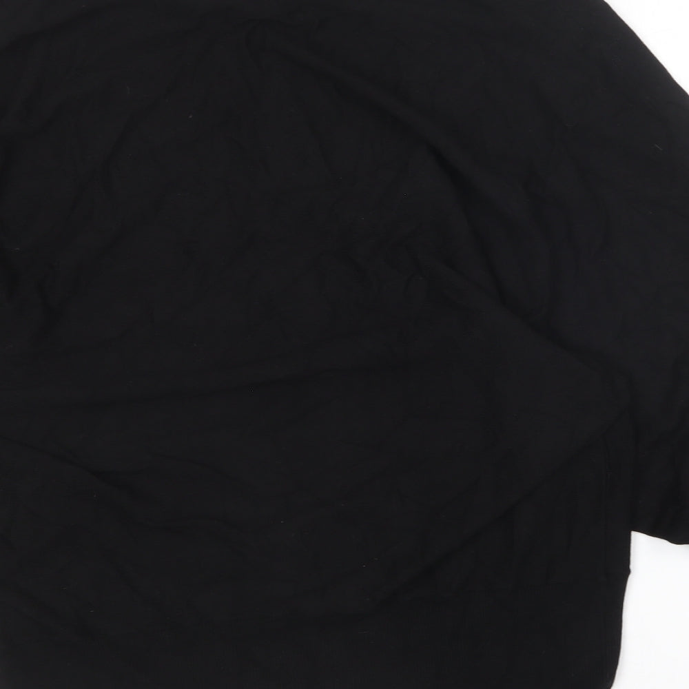 BPC Womens Black Round Neck Viscose Pullover Jumper Size XL