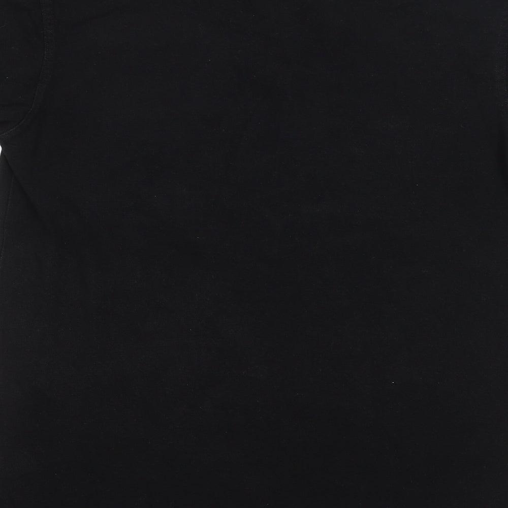 Saxnet Limited Mens Black 100% Cotton Polo Size S Collared Pullover