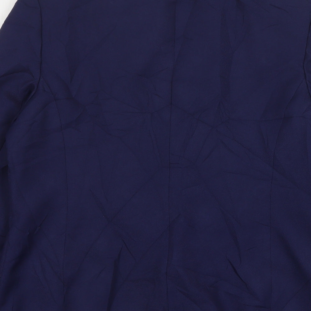 Original Fashion Womens Black Polyester Jacket Suit Jacket Size 18