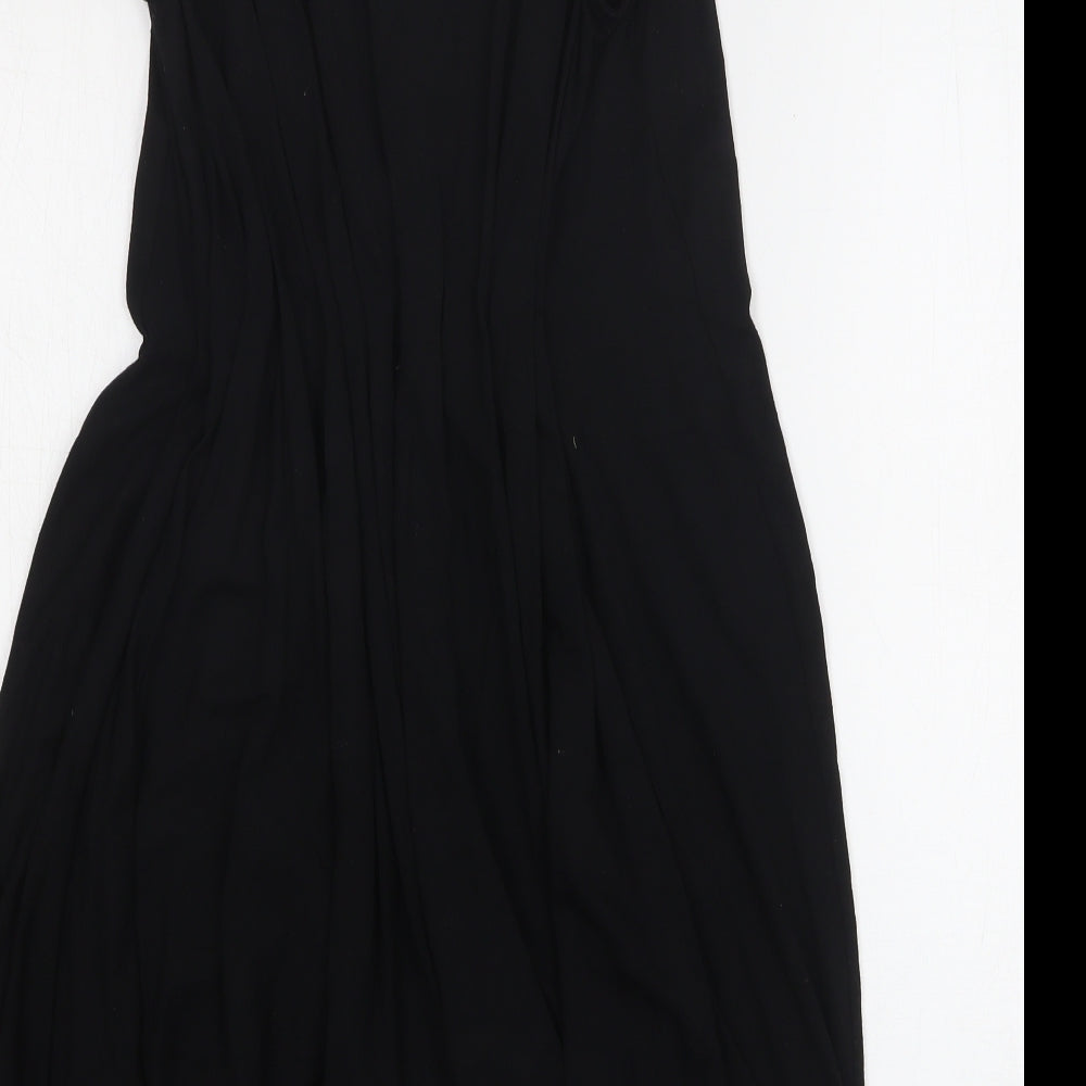Kilian Kernes Senses Womens Black Viscose Tank Dress Size L Round Neck