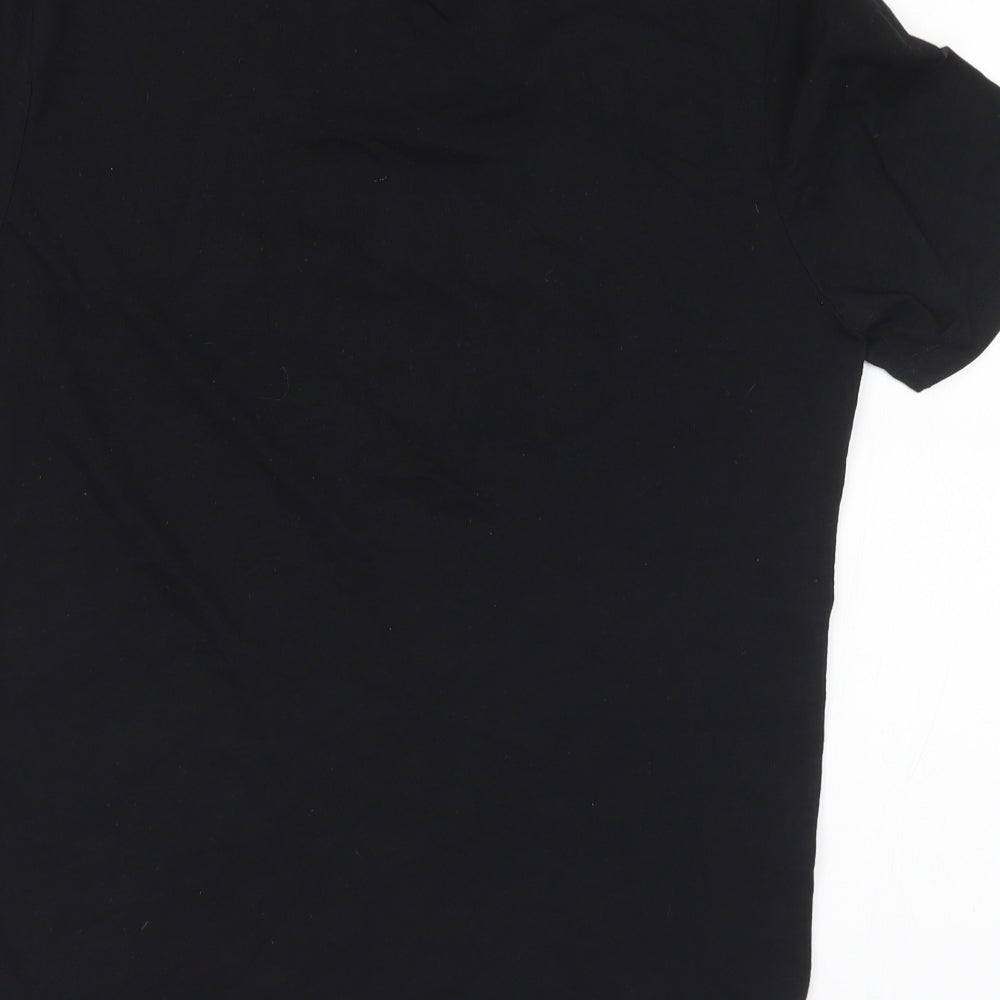 Primark Mens Black Cotton T-Shirt Size S Crew Neck - Xbox