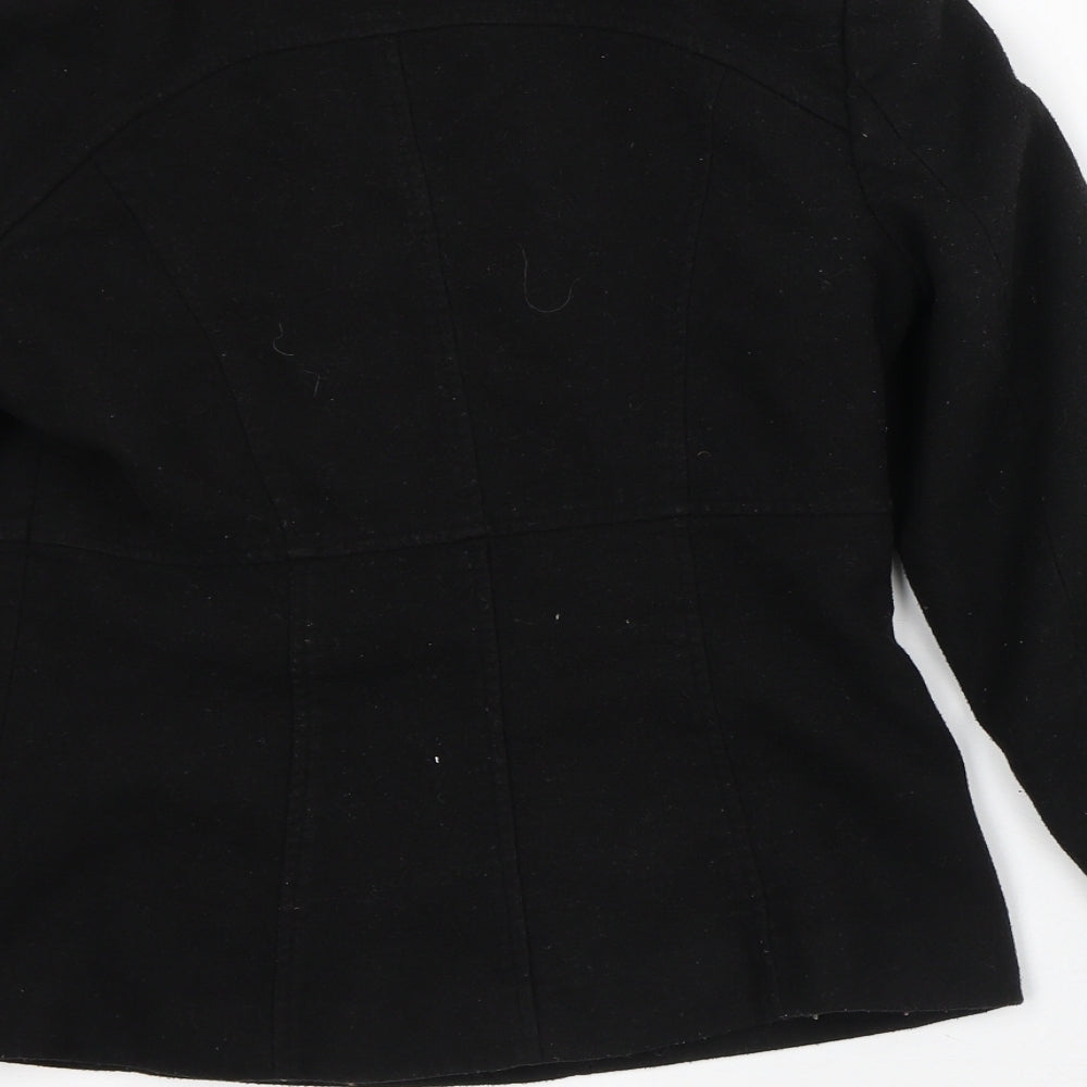 Dunnes Stores Womens Black Jacket Coat Size 10