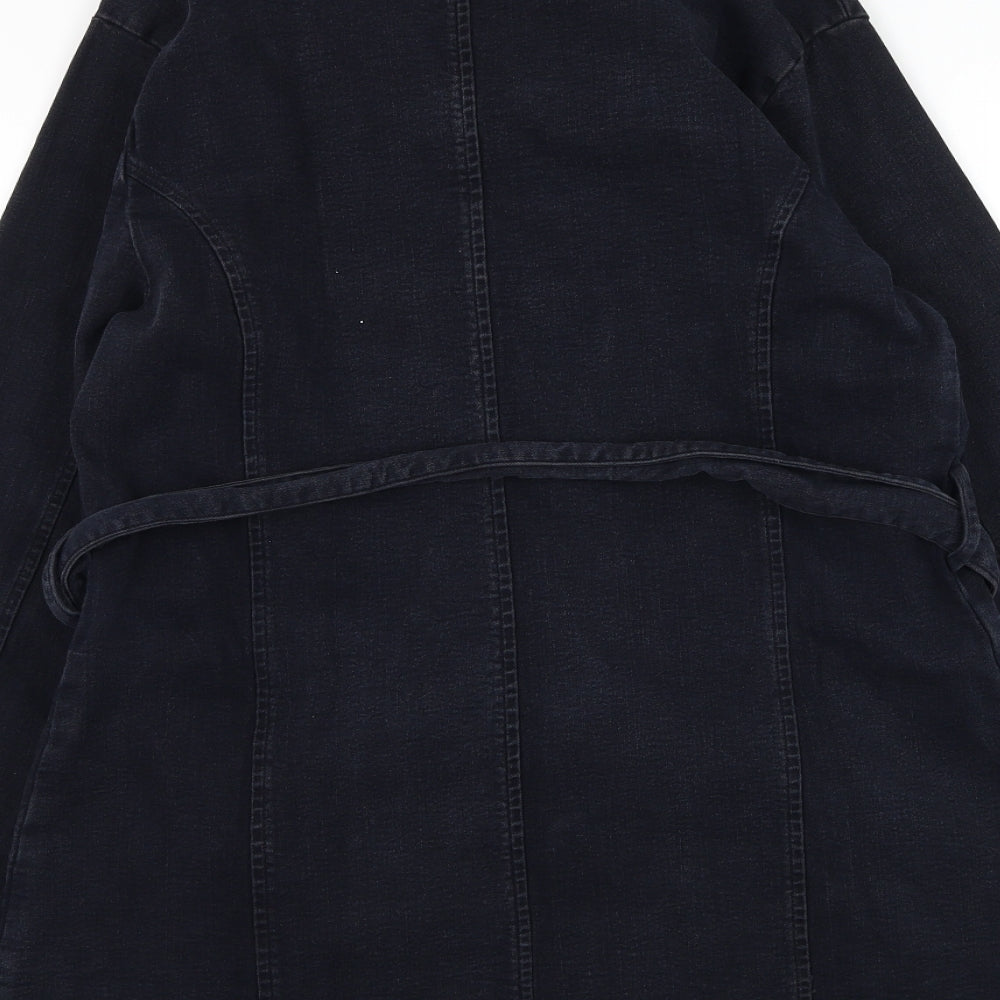 Marks and Spencer Womens Blue Jacket Size M Button