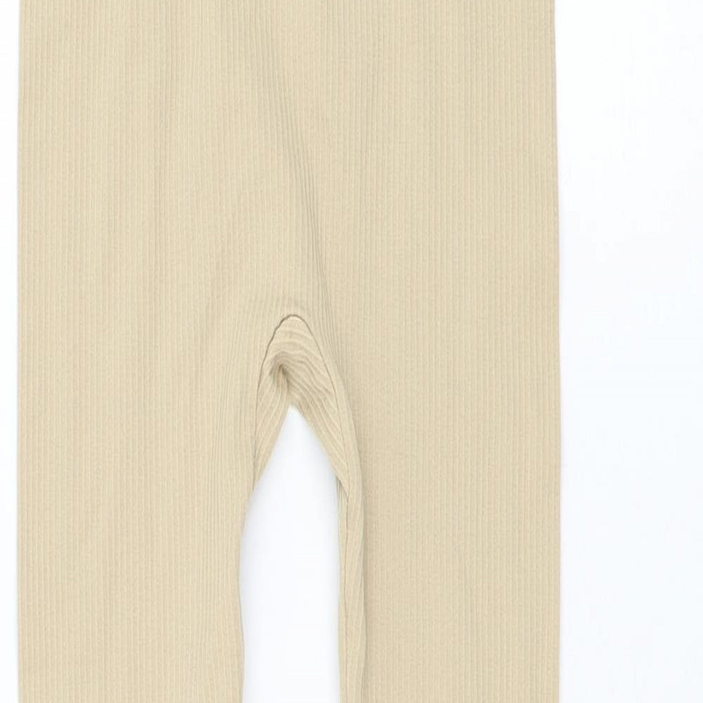 Saison Nandi Womens Brown Polyamide Compression Leggings Size S L22 in Regular Pullover