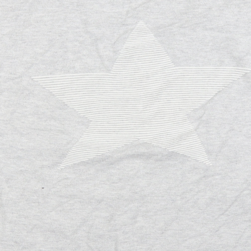 Mint Velvet Womens Grey V-Neck Viscose Pullover Jumper Size M