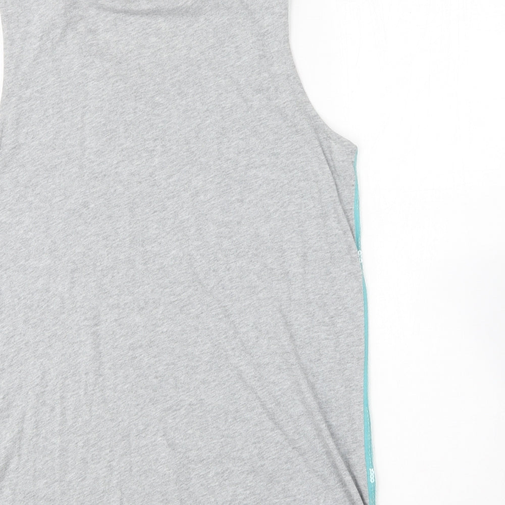 NEXT Womens Blue Cotton Basic T-Shirt Size 12 Round Neck