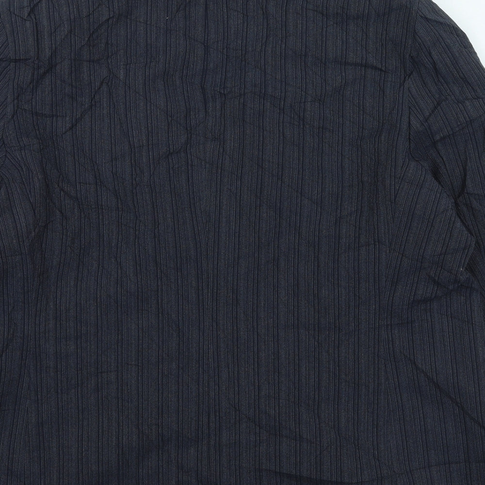Marks and Spencer Womens Grey Striped Jacket Size 18