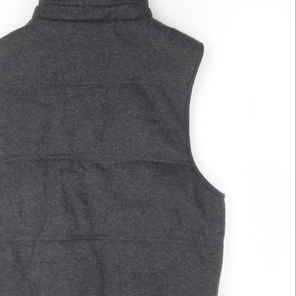 Primark Mens Grey Gilet Coat Size M Zip
