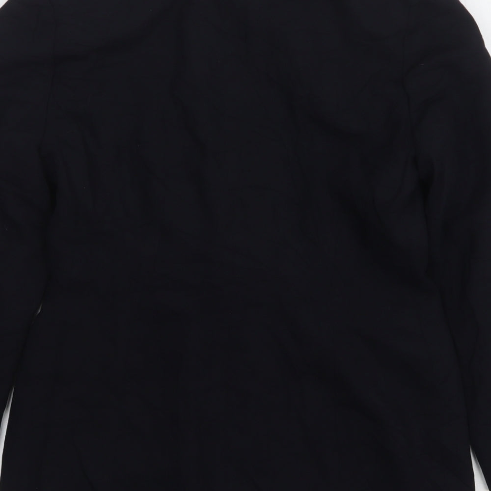 Principles Womens Blue Polyester Jacket Suit Jacket Size 10