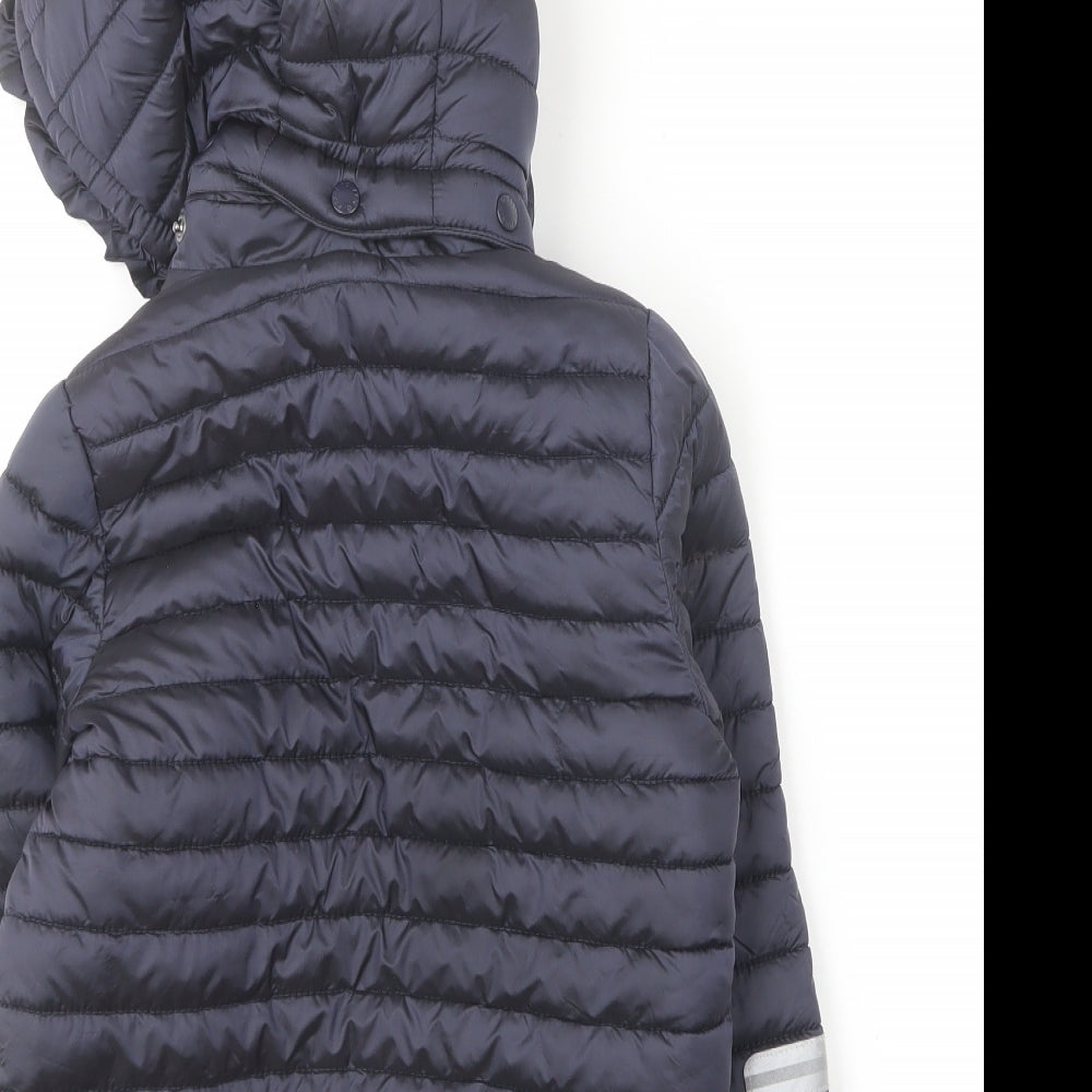 Polarn O. Pyret Boys Blue Puffer Jacket Coat Size 3-4 Years