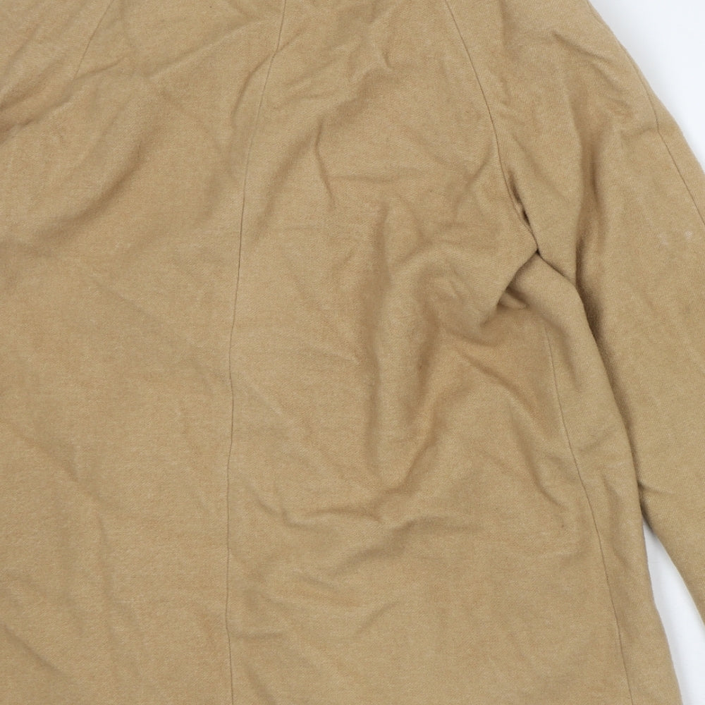 Marks and Spencer Womens Brown Trench Coat Coat Size 10 Button