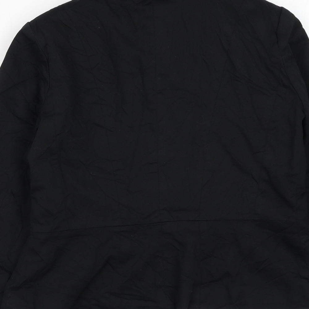 New Look Womens Black Jacket Blazer Size 8 Button