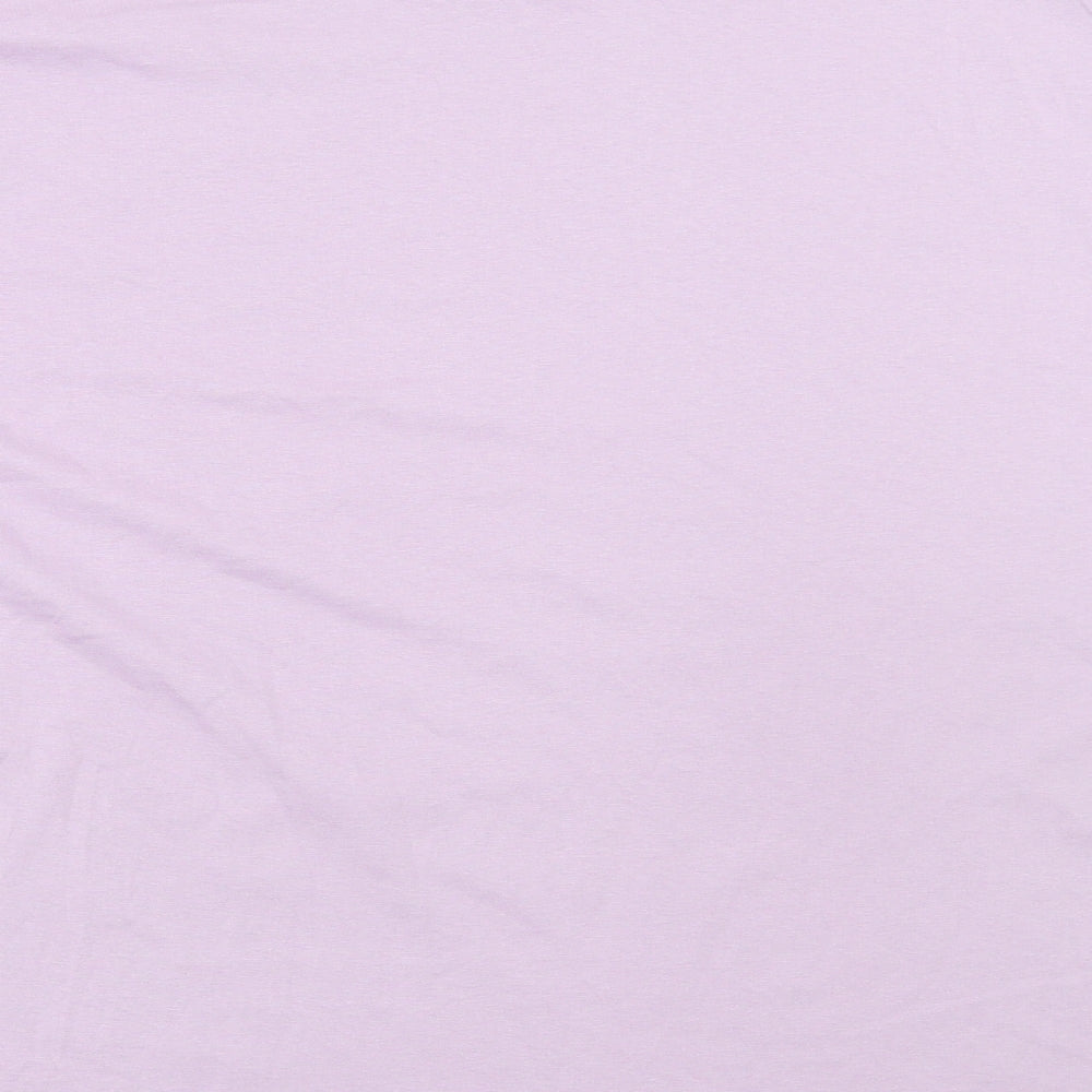 Pep & Co Womens Purple Cotton Basic T-Shirt Size 18 Round Neck - Manhattan Broadway