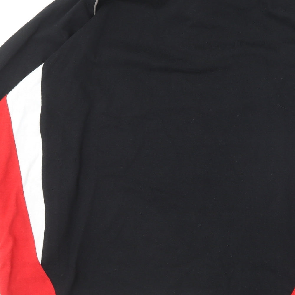 Pride & Glory Mens Black Cotton Polo Size XL Collared Button - Ulster