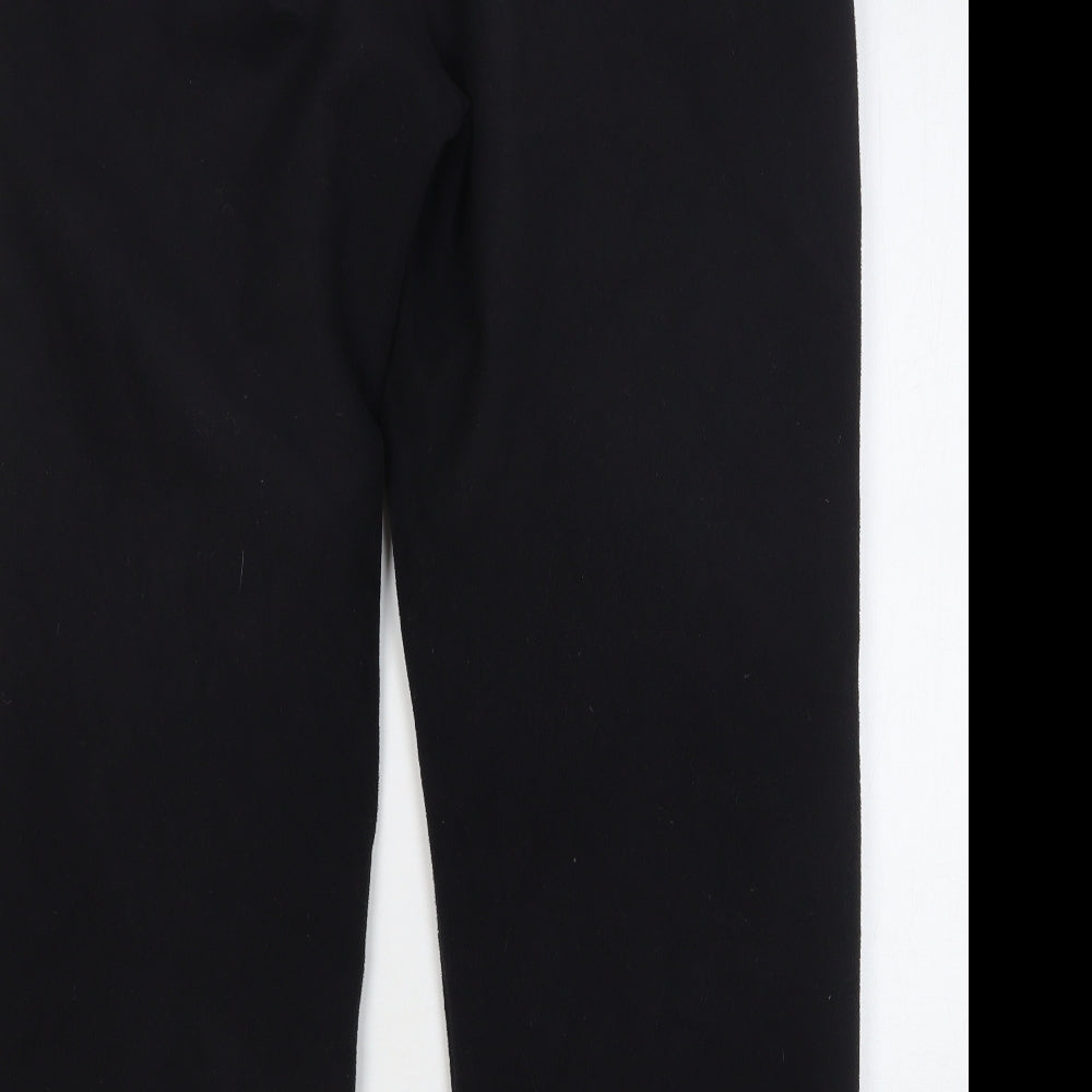 Blue Harbour Mens Black Polyester Sweatpants Trousers Size 36 L29 in Regular Drawstring