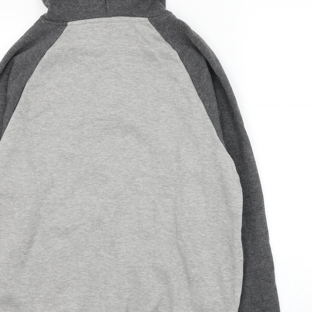 Liverpool FC Mens Grey Polyester Pullover Hoodie Size L - Liverpool Football Club