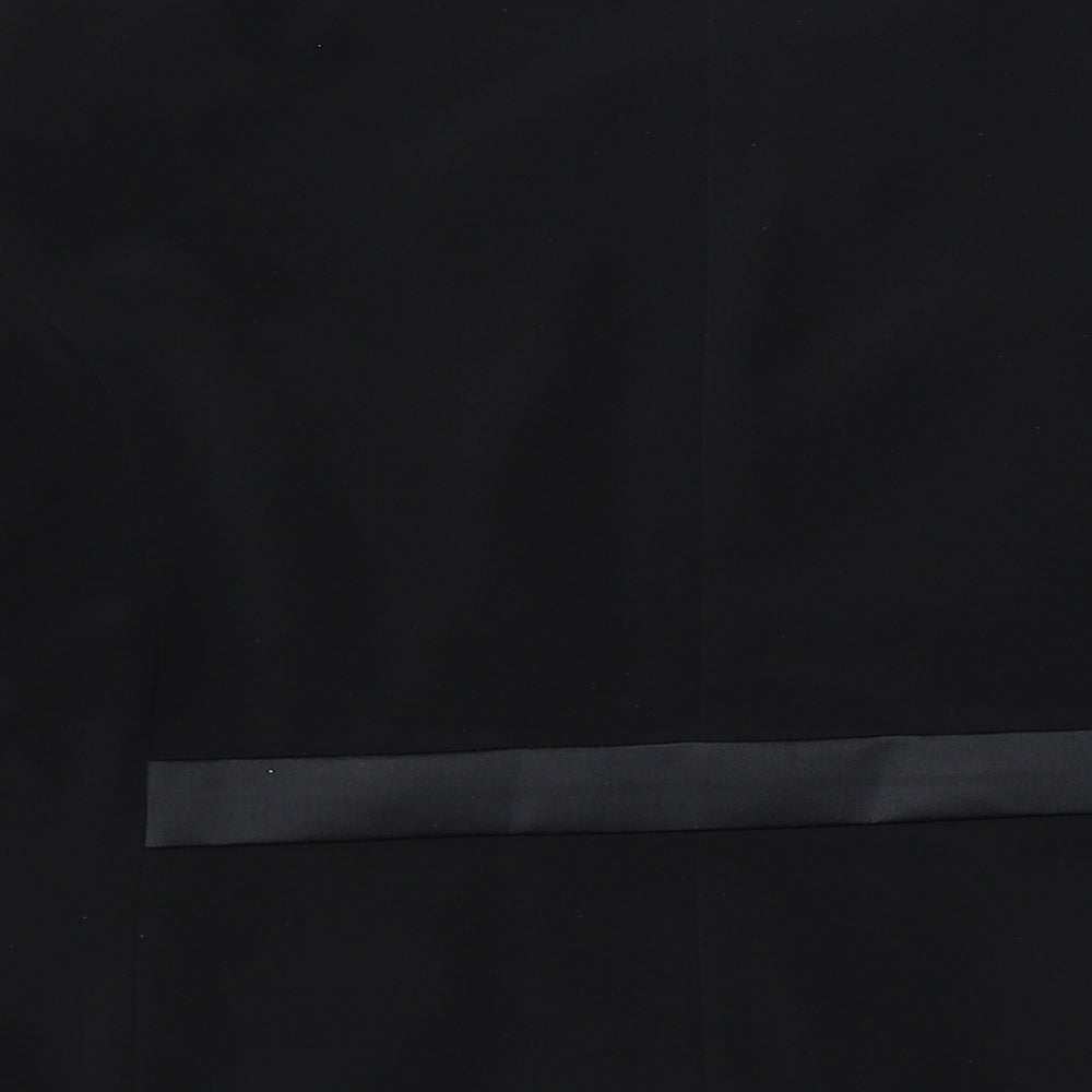 Precis Womens Black Polyester Jacket Blazer Size 14