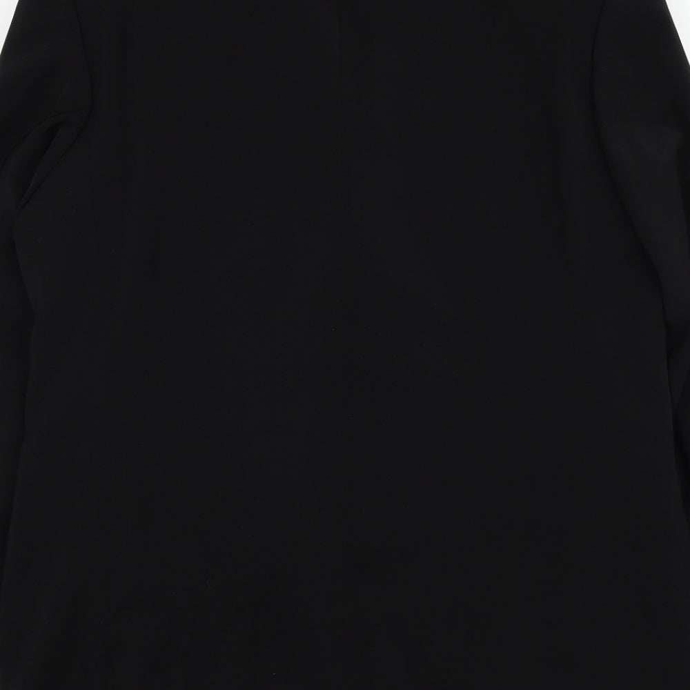 Francois Roux Mens Black Polyester Jacket Suit Jacket Size 42