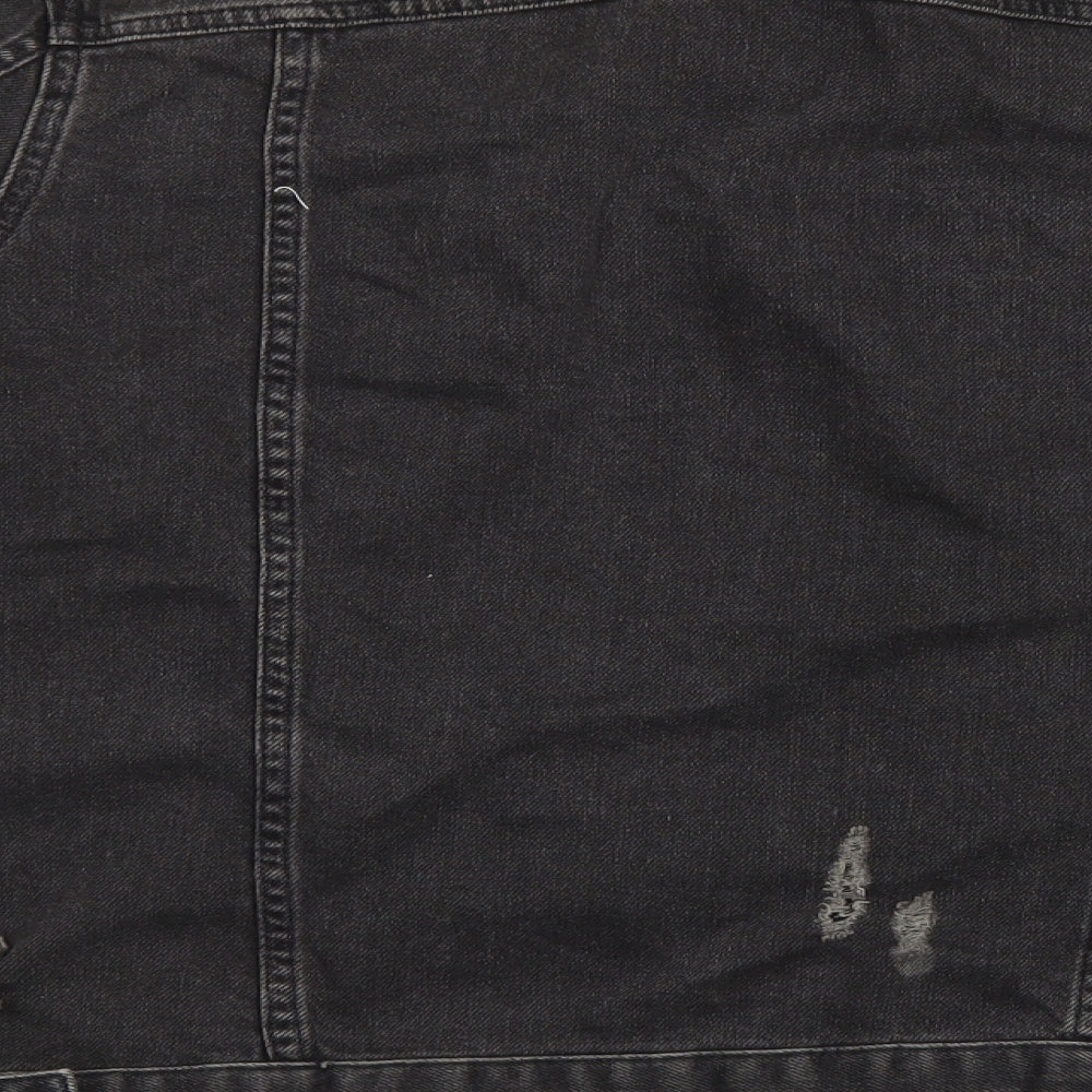 Condemned Nation Womens Grey Jacket Size S Button