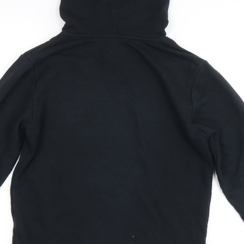 Converse Boys Black Cotton Pullover Hoodie Size 12-13 Years Pullover