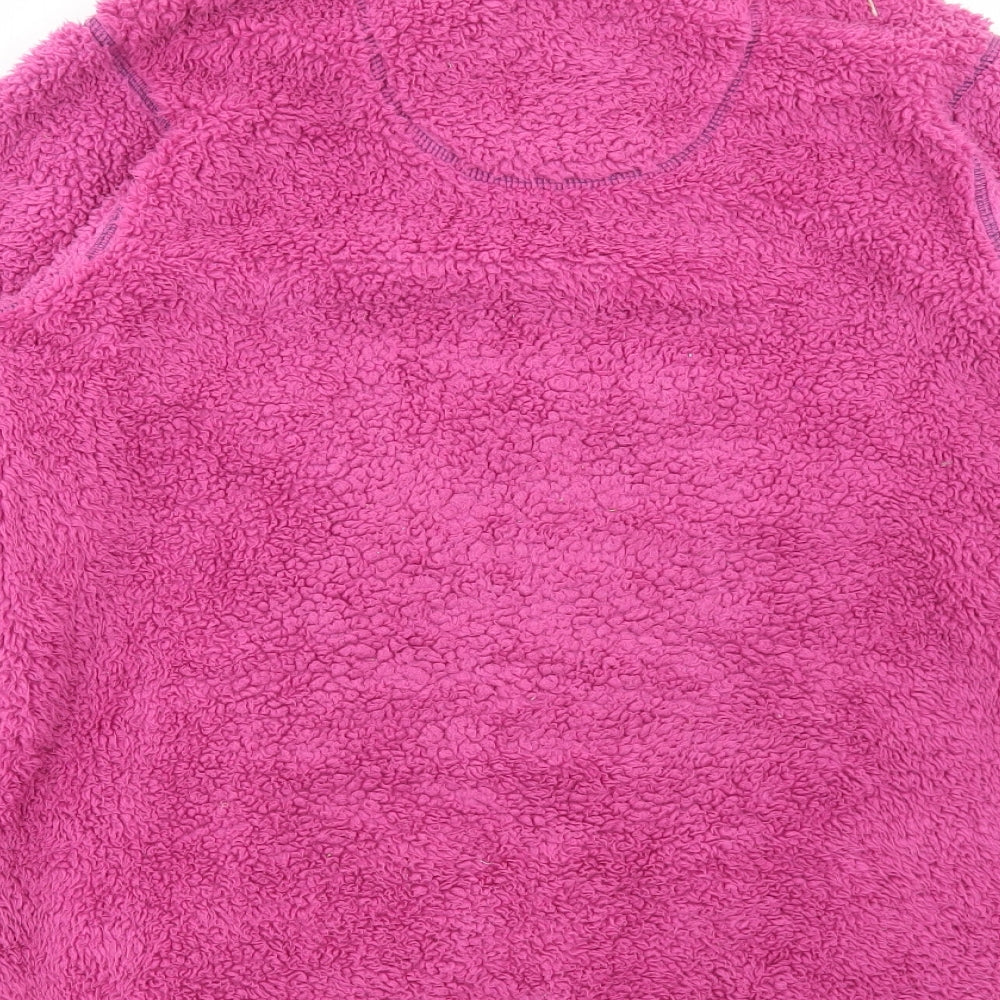 Lazy Jacks Womens Purple Polyester Pullover Sweatshirt Size 12 Zip