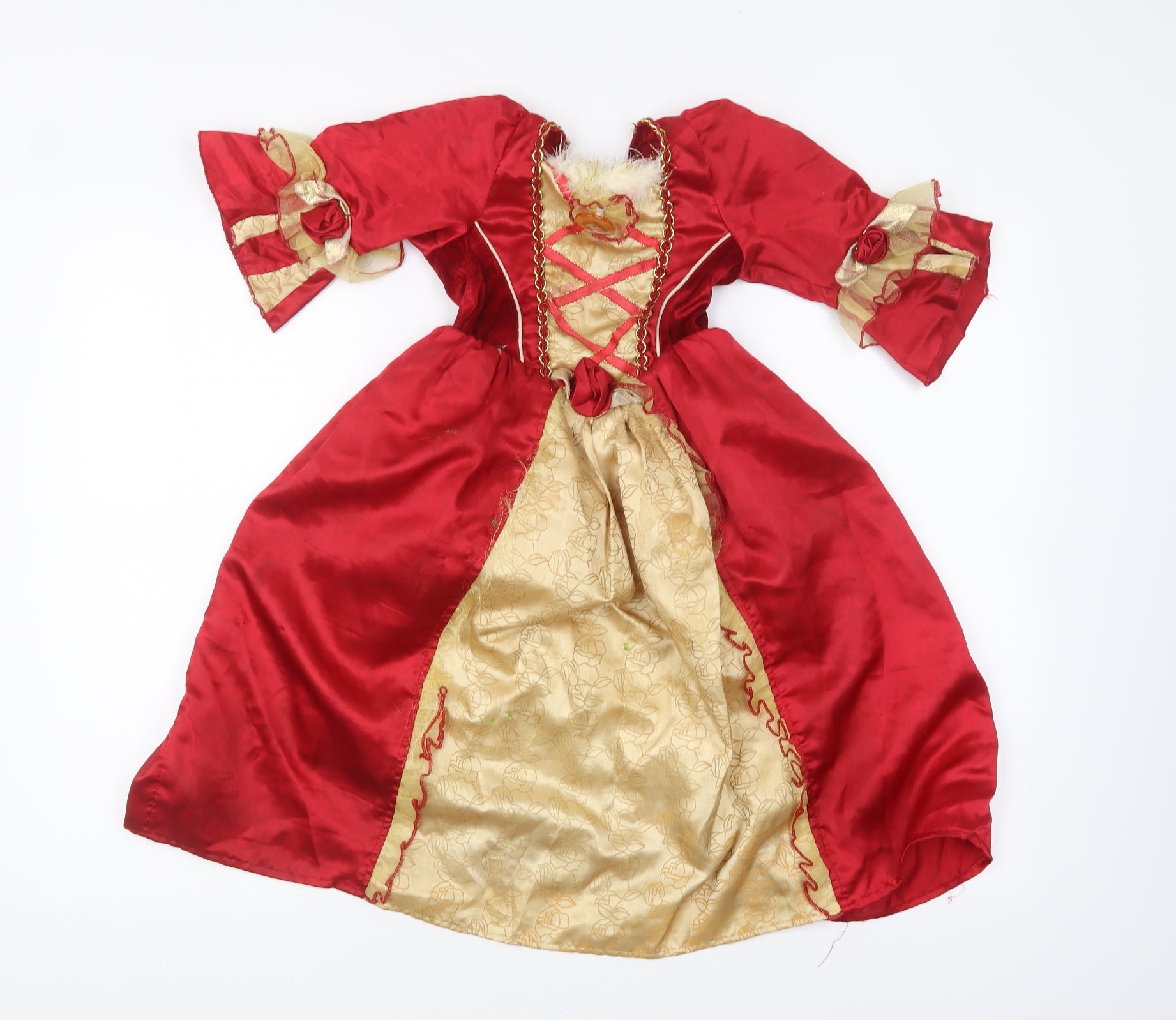 Disney Girls Red Polyester Fit & Flare Size 3-4 Years Round Neck Pullo –  Preworn