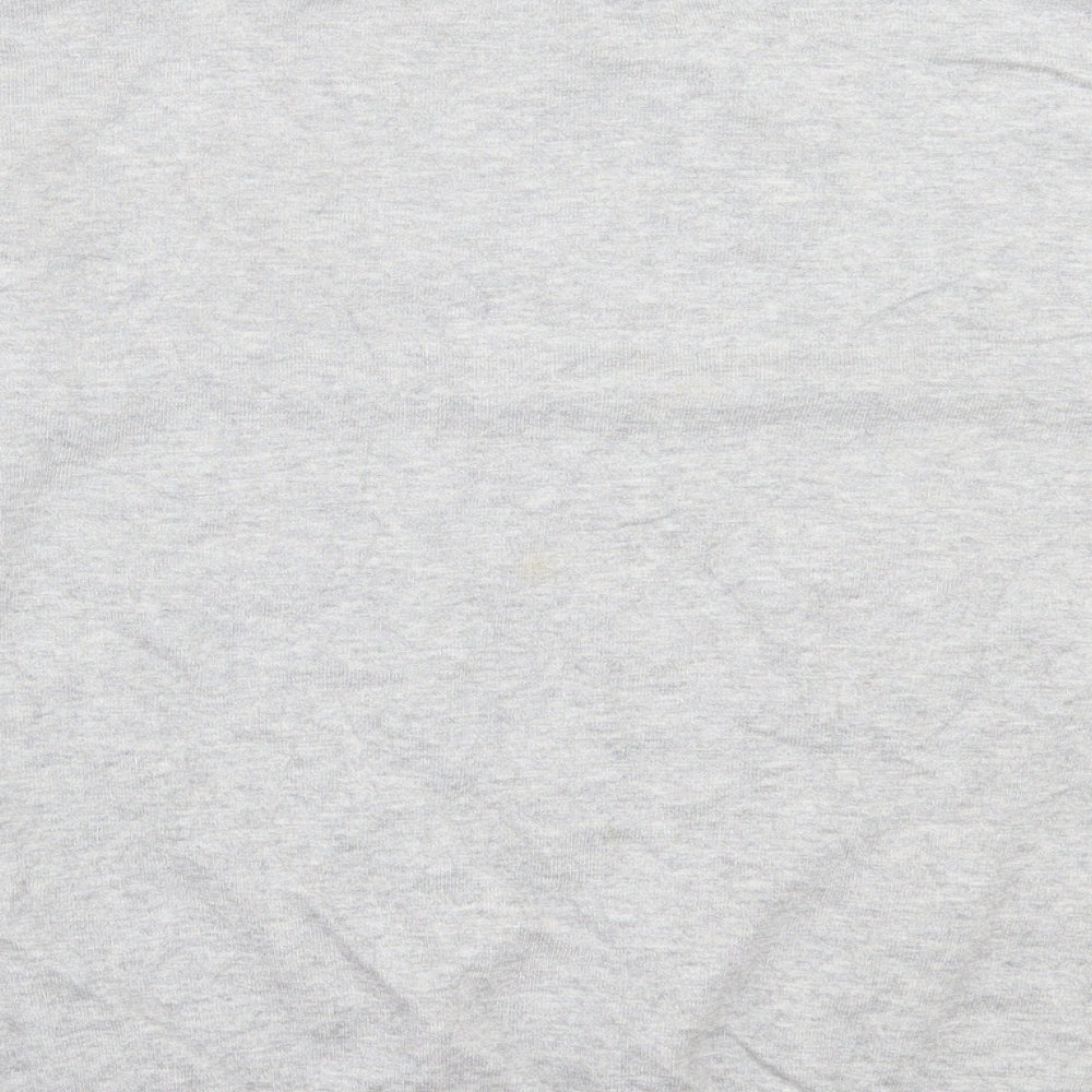 Marks and Spencer Womens Grey V-Neck Viscose Pullover Jumper Size M
