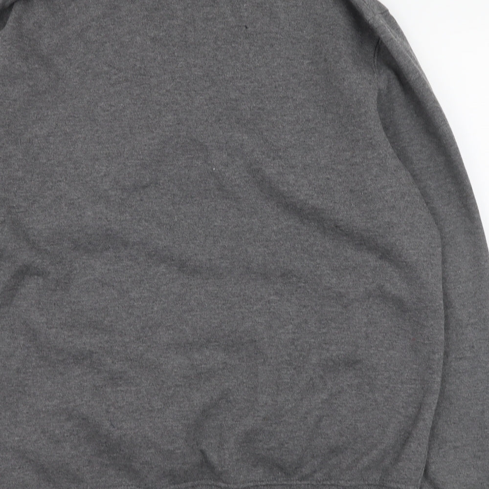 Urban Sprirt Mens Grey Cotton Pullover Sweatshirt Size 2XL