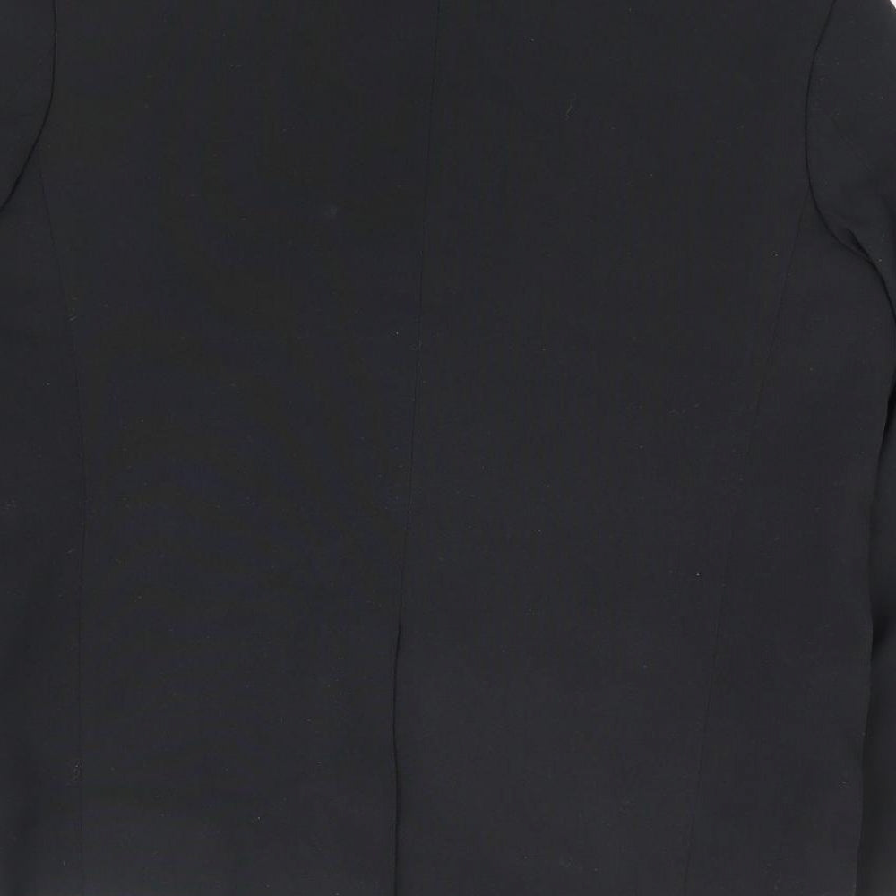 Thomas Nash Boys Black Jacket Blazer Size 8 Years Button - Suit Jacket