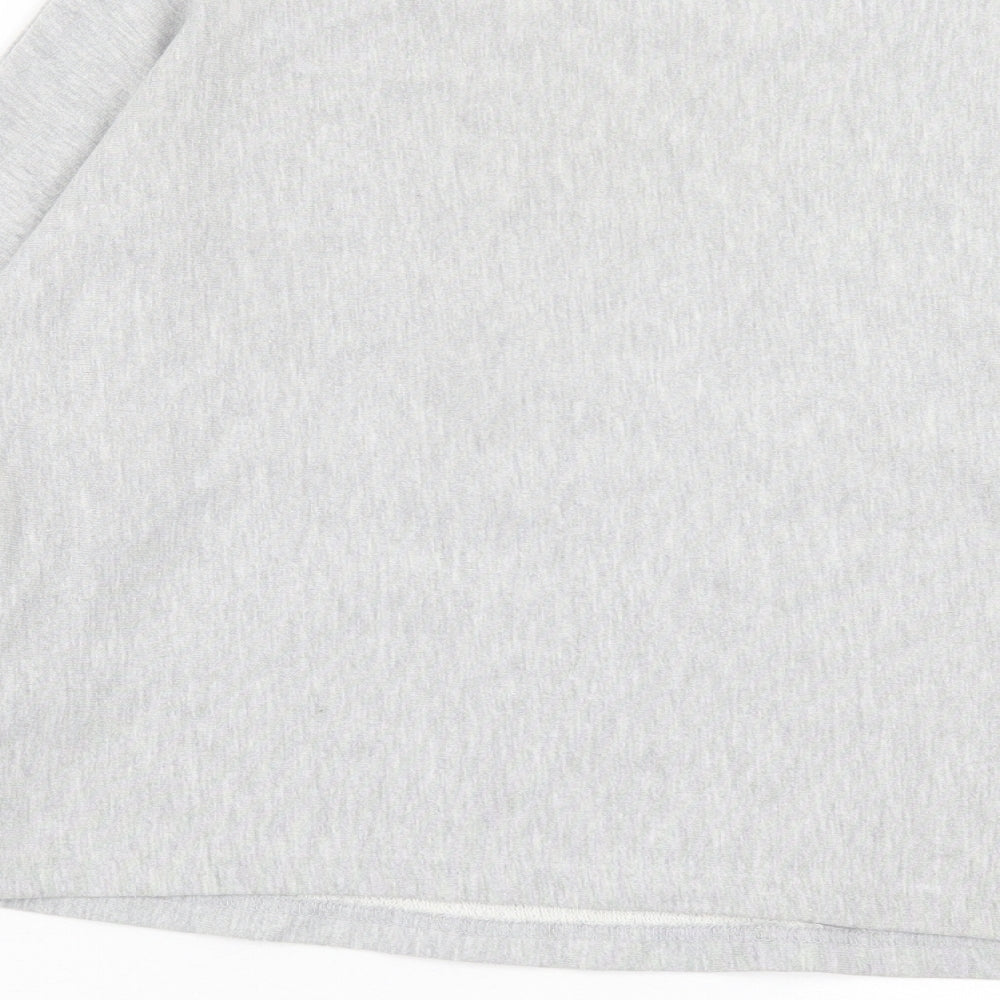 Miss Selfridge Womens Grey Cotton Pullover Sweatshirt Size 12 Pullover - Paris Has My Heart