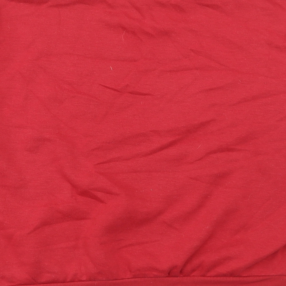 Primark Womens Red Cotton Pullover Sweatshirt Size S Pullover - Wham, Christmas