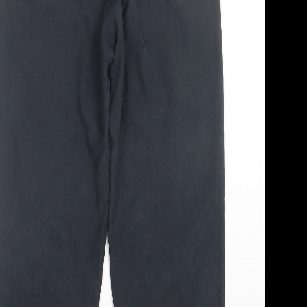 Bonita Womens Blue Polyester Trousers Size 12 L27 in Regular Buckle